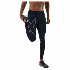 Run Dash Compr Tights Black/Silver