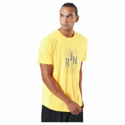 Run Logo Ss Tee M Sun Stream