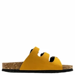 Santa Cork Sandals Gold