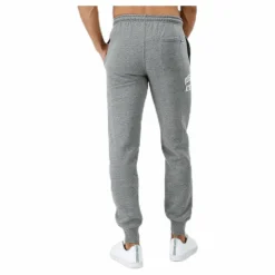 Seamless Flock Printed Cuffed Pant Grey