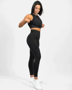 Seamless Signature Tights Black