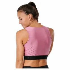 Shiny Sports Top Pink
