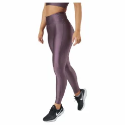 Shiny Tights Black Plum