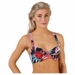 Sicilia Unique Wire Bra Patterned/Black