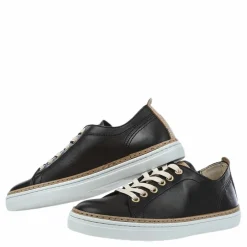 Silvermine Low Leather Black