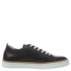 Silvermine Low Leather Black