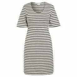 Simone SS Dress Blue/White