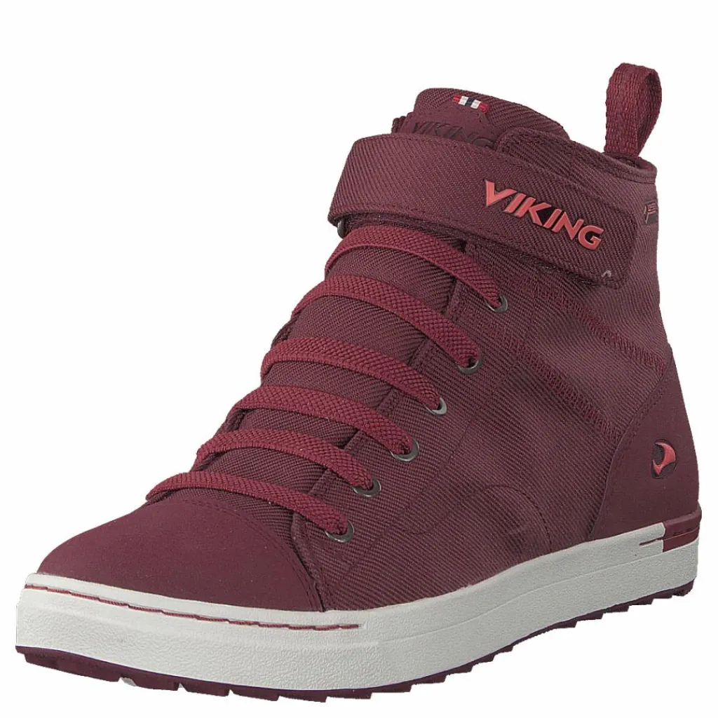 Skien Mid Gtx Wine/coral