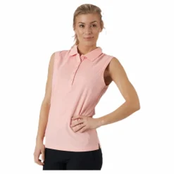 Sleeveless Polo Orange