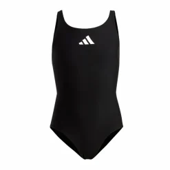 Solid Small Logo Swimsuit Black / White