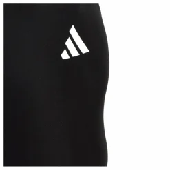 Solid Small Logo Swimsuit Black / White