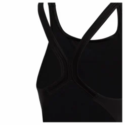 Solid Small Logo Swimsuit Black / White