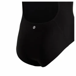 Solid Small Logo Swimsuit Black / White