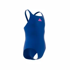 Solid Small Logo Swimsuit Royal Blue / Lucid Pink