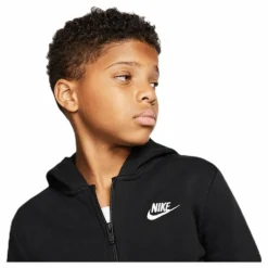 Sportswear Big Kids' (Boys') Tracksuit BLACK/BLACK/BLACK/WHITE