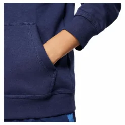 Sportswear Club Big Kids' Full-Zip Hoodie MIDNIGHT NAVY/MIDNIGHT NAVY/WHITE