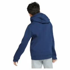 Sportswear Club Big Kids' Pullover Hoodie MIDNIGHT NAVY/WHITE