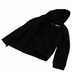 Sportswear Club Big Kids' Full-Zip Hoodie BLACK/BLACK/WHITE