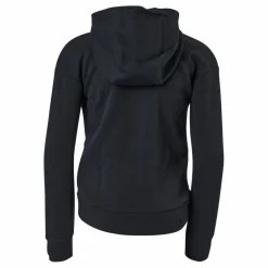 Sportswear Club Fleece Big Kids' (Girls') Full-Zip Hoodie BLACK/WHITE