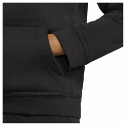 Sportswear Club Fleece Big Kids’ Pullover Hoodie BLACK/LT SMOKE GREY