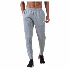 Sportswear Club Fleece Joggers DK GREY HEATHER/MATTE SILVER/WHITE