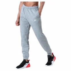 Sportswear Club Fleece Men's Pants DK GREY HEATHER/MATTE SILVER/WHITE
