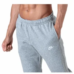Sportswear Club Fleece Men's Pants DK GREY HEATHER/MATTE SILVER/WHITE