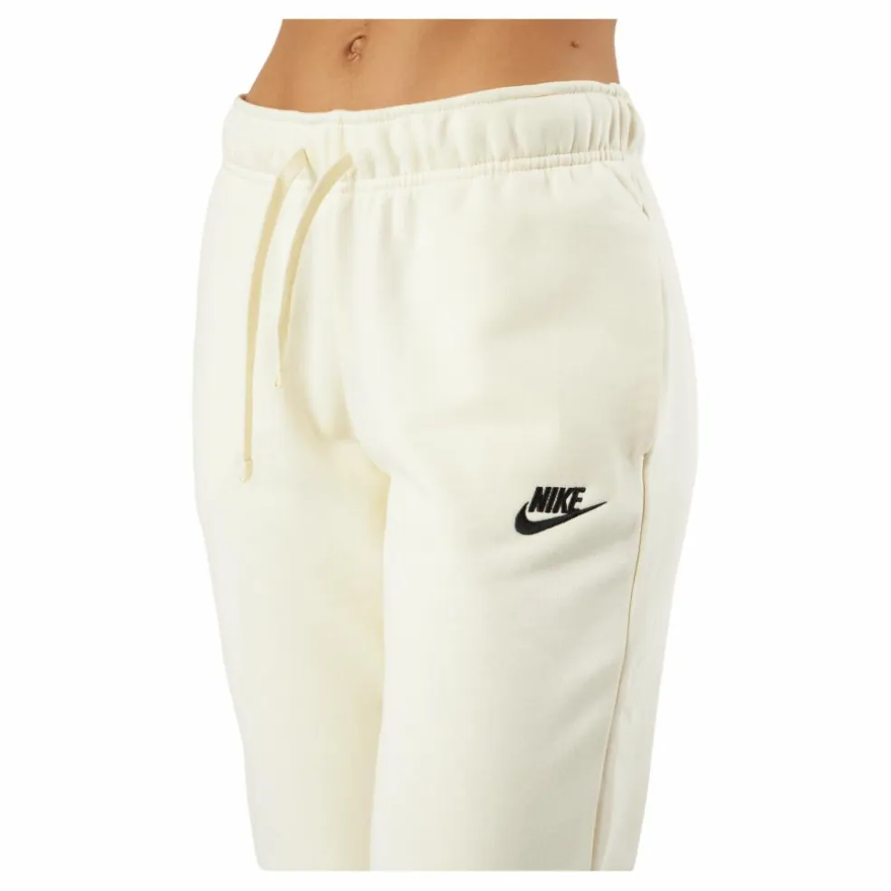 Sportswear Club Fleece Women's Mid-Rise Joggers COCONUT MILK/BLACK