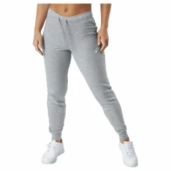 Sportswear Club Fleece Women's Mid-Rise Pants DK GREY HEATHER/WHITE
