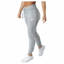 Sportswear Club Fleece Women's Mid-Rise Pants DK GREY HEATHER/WHITE
