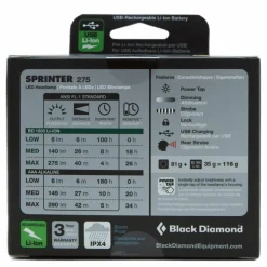 Sprinter 275 Headlamp Aluminum