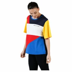 Statement Colourblock T-Shirt Red