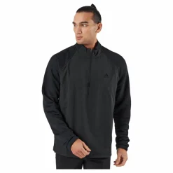 Stmnt 1/4 Zip Black