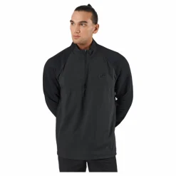 Stmnt 1/4 Zip Black