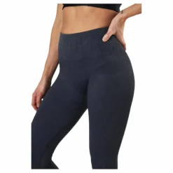 Stonewash Seamless Leggings Black/Grey