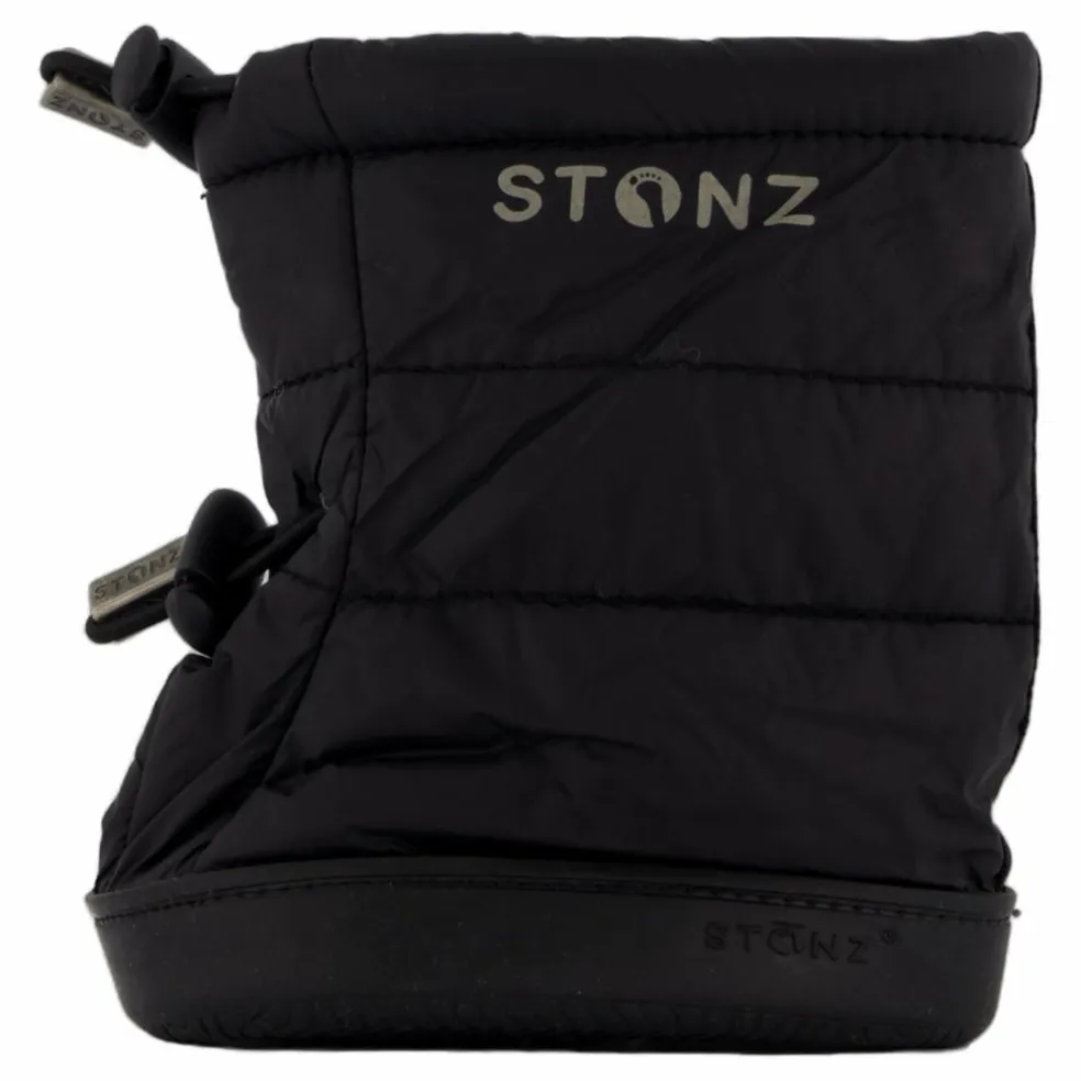 Stonz Toddler Puffer Booties Black
