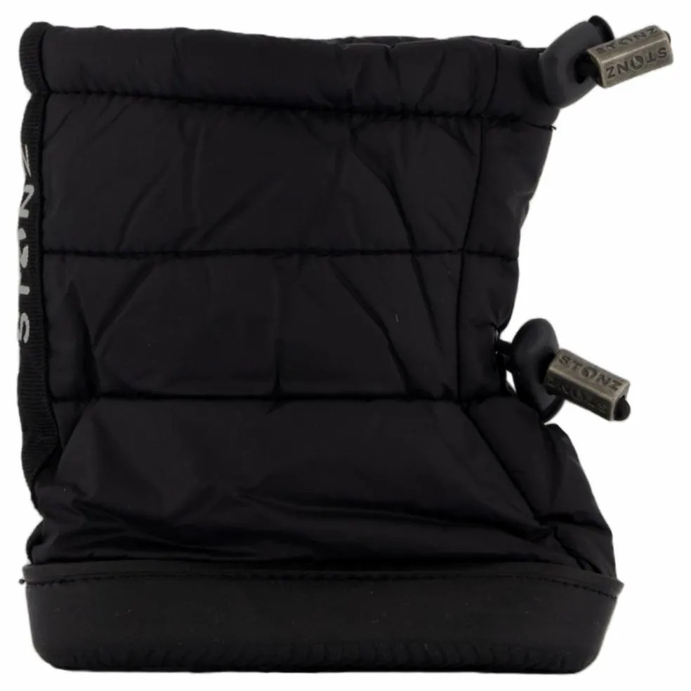 Stonz Toddler Puffer Booties Black
