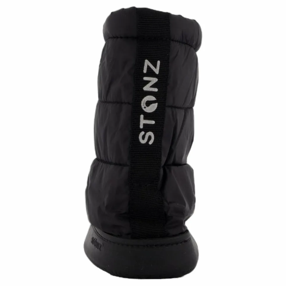 Stonz Toddler Puffer Booties Black