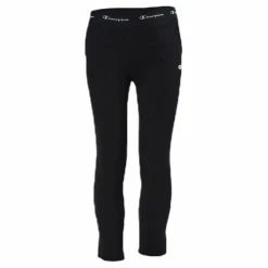 Straight Hem Pants Junior Black