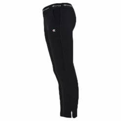 Straight Hem Pants Junior Black
