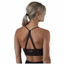 Strappy Sports Bra Brown