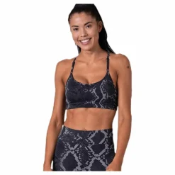 Strappy Sports Bra Grey