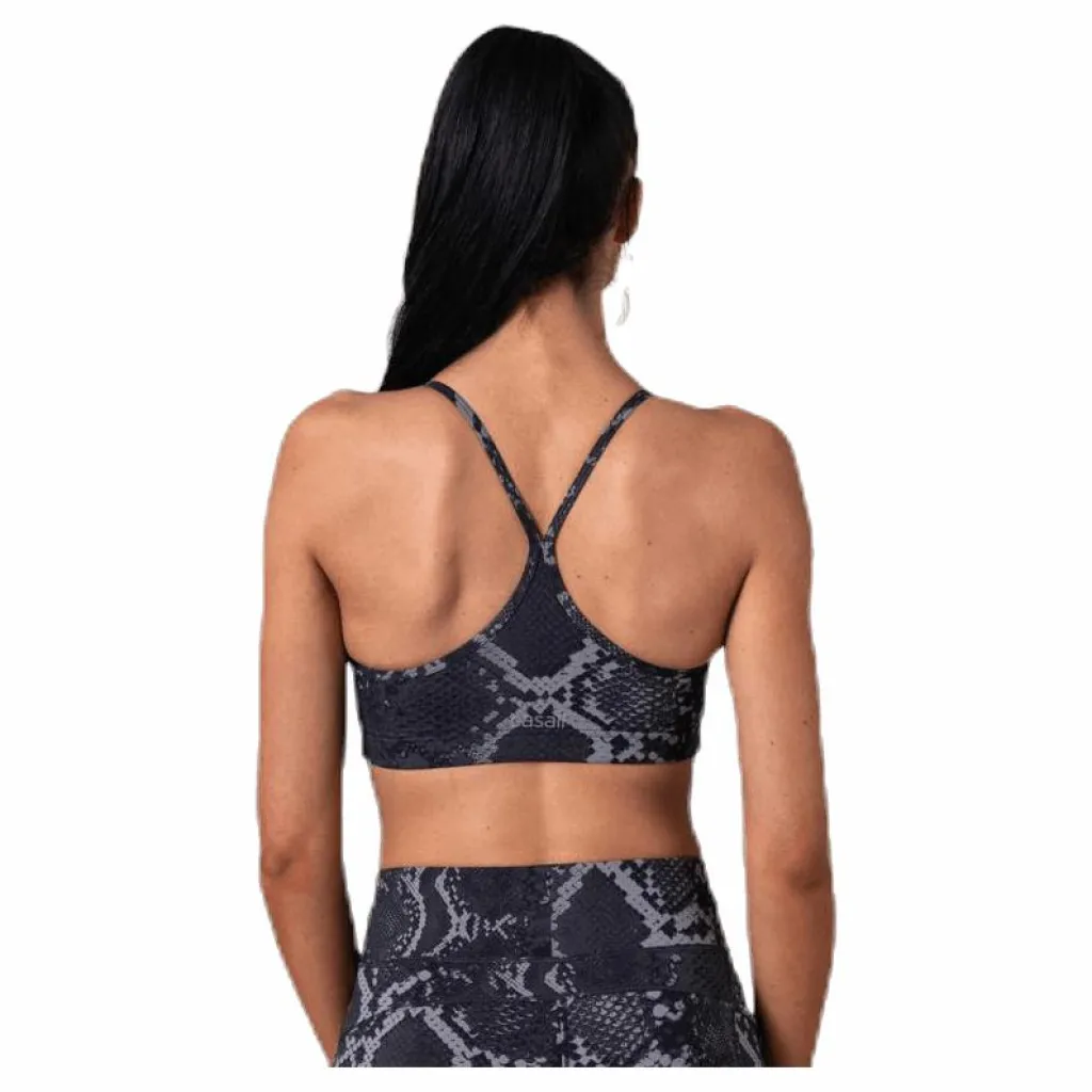 Strappy Sports Bra Grey