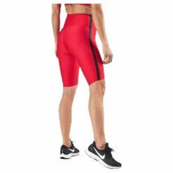 Stripe Bike Tights Red