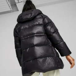 Style Hooded Down Jacket Puma Black