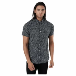 Summer Print Shirt S/s Svart