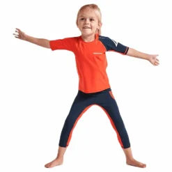 Surf Kids SS UV Top Orange