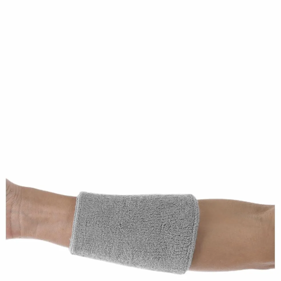 Swoosh Doublewide Wristbands Grey