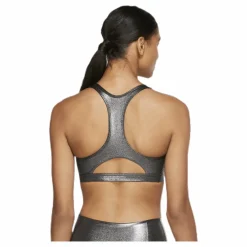 Swoosh Icon Clash Bra Black/Silver