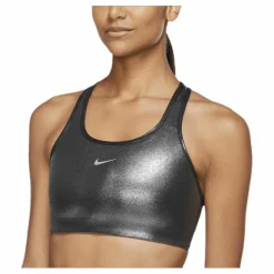 Swoosh Icon Clash Bra Black/Silver